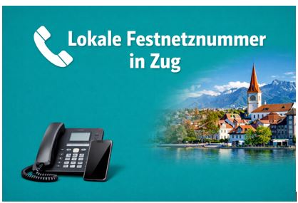 Numéro de téléphone fixe local 041 pour une entreprise domiciliée à Zoug