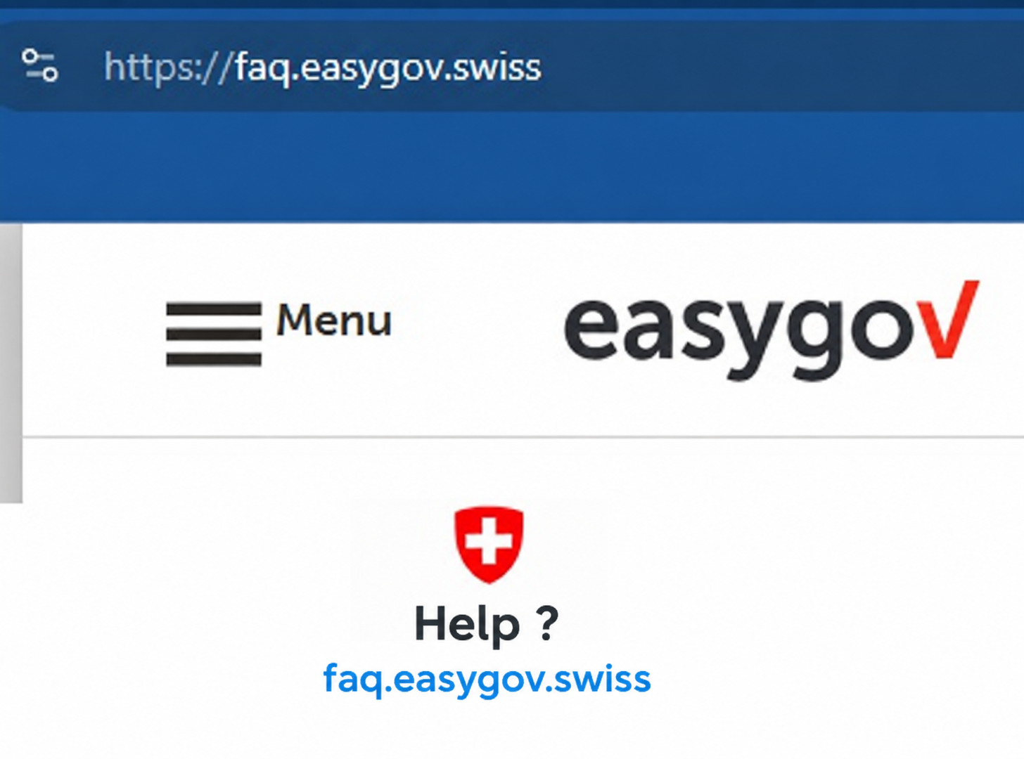EasyGov.swiss – registre de transparence / Transparency Register